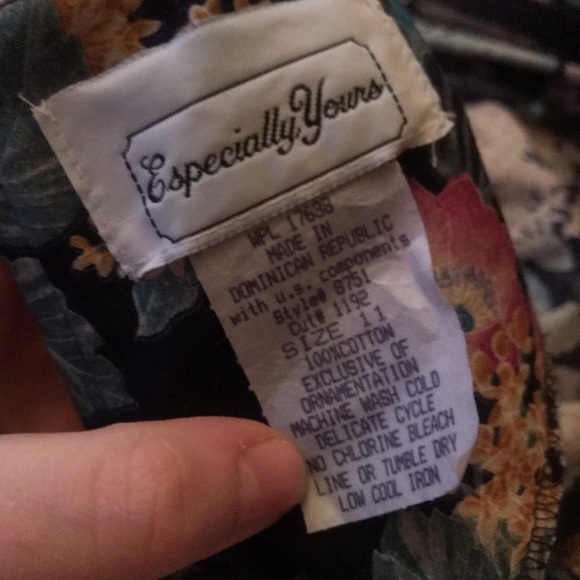 Vintage 80s floral dress - Picture 4 of 4